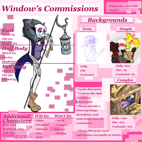 Commission Sheet(Old)