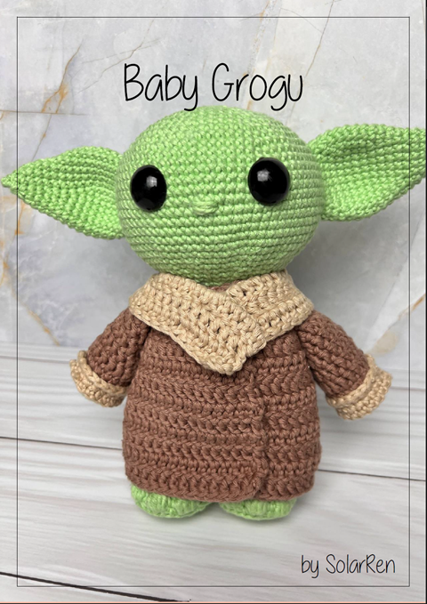 Baby Yoda inspired - Crochet Plush Toy – Simply Yarn Co.