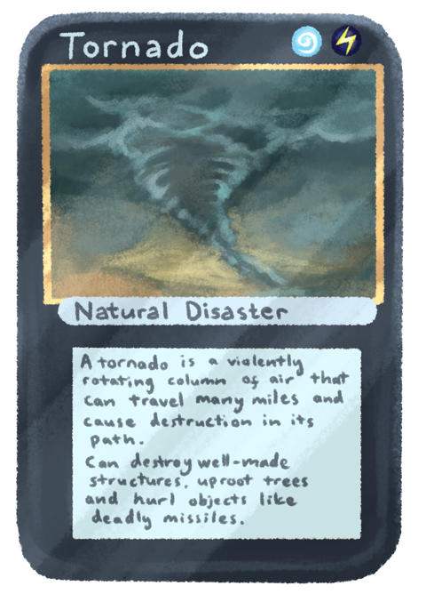 Deadly Disasters Player Cards