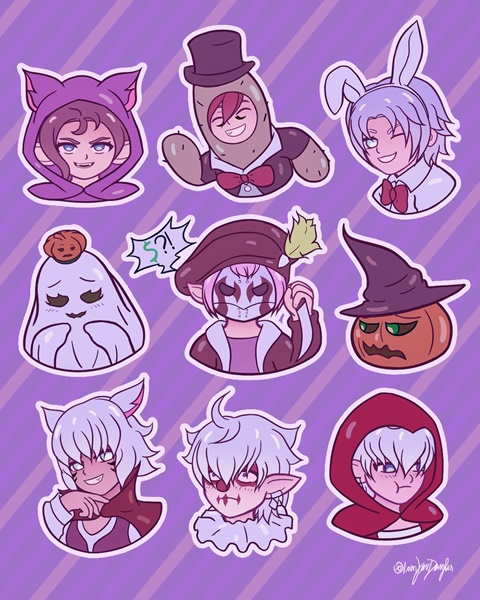 Halloween Stickers 💜🎃
