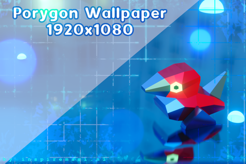Free Porygon Desktop Wallpaper
