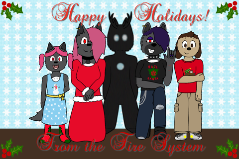 Fire System Christmas Card