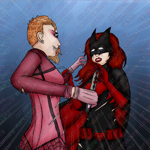 Red Alice Vs Batwoman