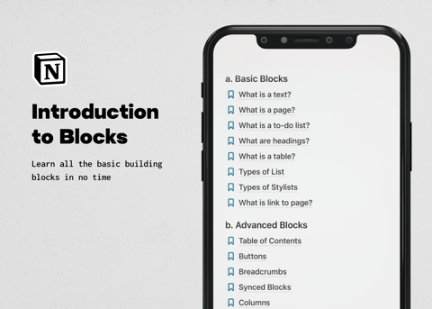 Notion Beginner's Guide | Blocks Full Guide
