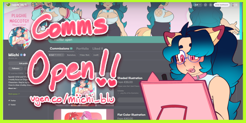 Official Commissions are Now Open on VGen!