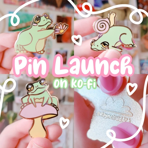 ♡ Froggy Pins Available Now ♡