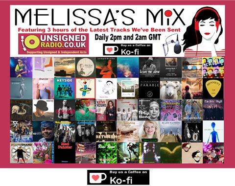 50 Acts in next weeks Melissa's Mix