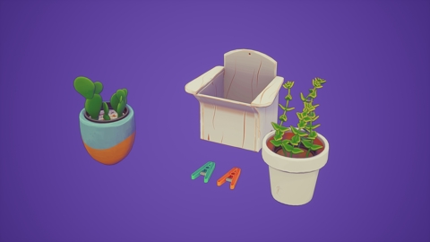 House Plants Update (Game ready assets)