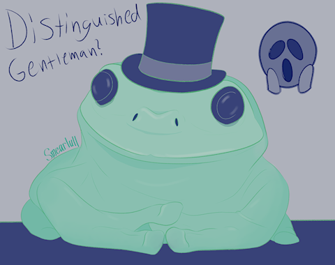 Frog in a Top Hat
