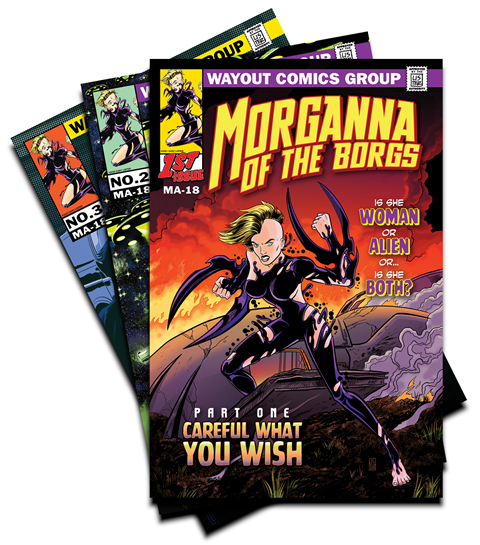 (Re-re)launching my comic, 'Morganna Of The Borgs'