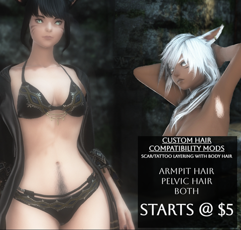 New Body Hair Compatibility Mod Comms!