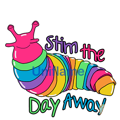Sticker: Stim the Day Away