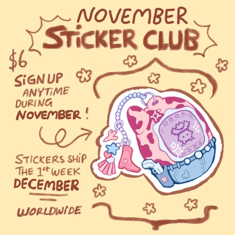 November Sticker of the Month!