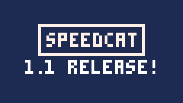 SPEEDCAT v1.1 Release!