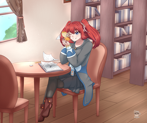 Commission - Studious duo