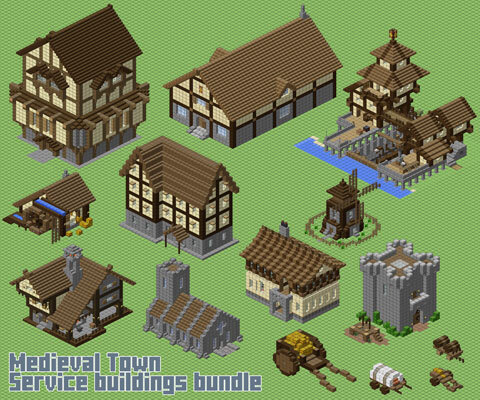 HUM - Service buildings bundle - LadyO's Ko-fi Shop - Ko-fi ️ Where ...