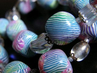Polymer Clay Bead Necklace