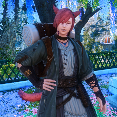 Equippable Gleaner attire TBSE with optional G'raha's necklace (on ...