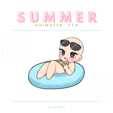 NEW ! ꒰ Summer Float YCH ꒱
