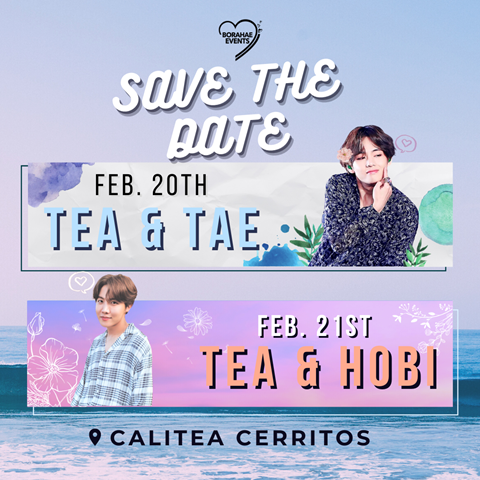 SAVE THE DATE - TEA & TAE + TEA & HOBI is COMING!