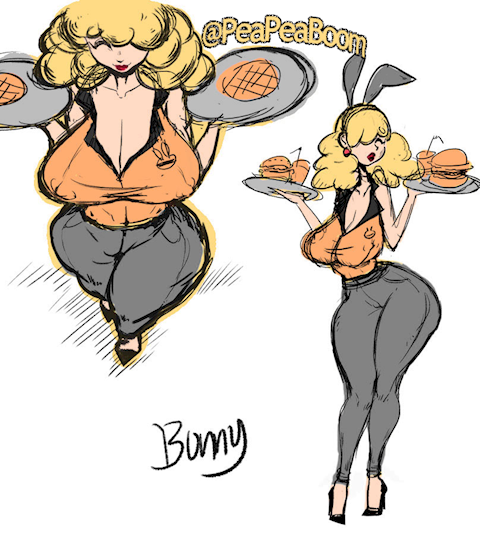 Want to eat Bunny's hamburger!