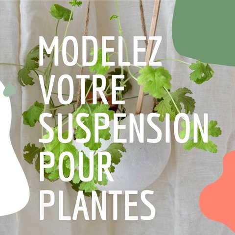 Modelez votre suspension pour plantes