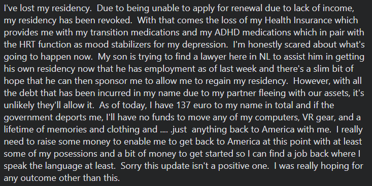 Loss of residency and health insurance. Help plz.