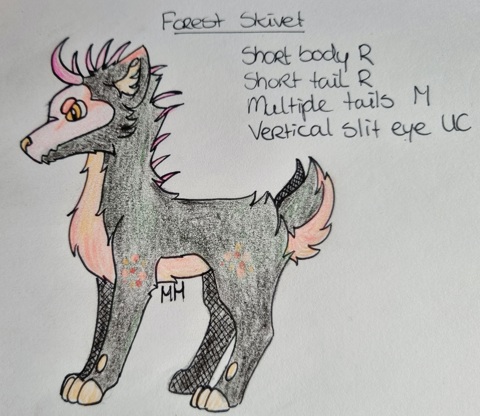 Character redesign into Forest Skivet