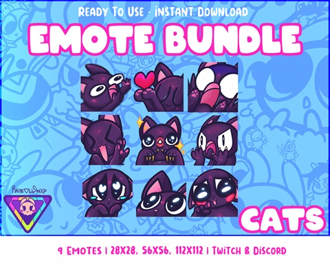 CAT LOVE EMOTE FOR TWITCH, DISCORD IN 5 COLORS - Voideyes's Ko-fi Shop -  Ko-fi ❤️ Where creators get support from fans through donations,  memberships, shop sales and more! The original 'Buy