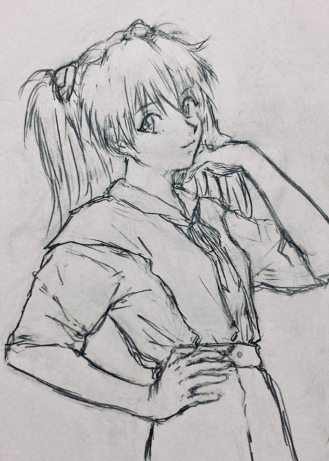 Asuka doodle
