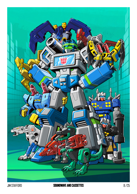 Transformers Prime Soundwave: Superior Art Print for Sale by