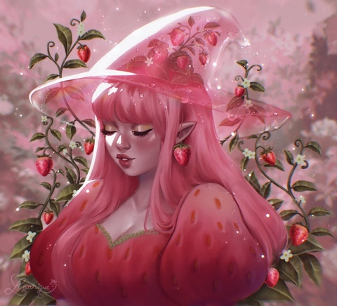 Strawberry witch