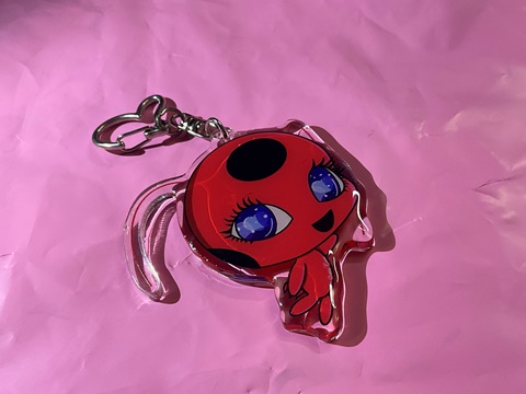 Tikki/Plagg Fan Art Acrylic Keychain - Bubbly Games's Ko-fi Shop - Ko ...