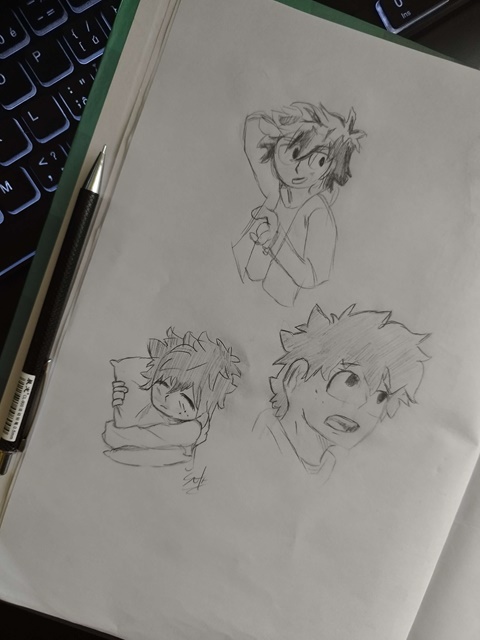 Sketches of Deku 🥦