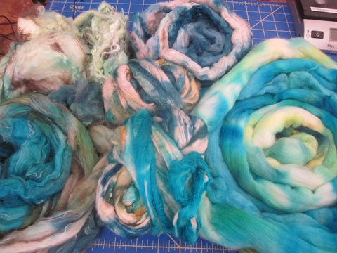 Hand-dyed luxury fibers