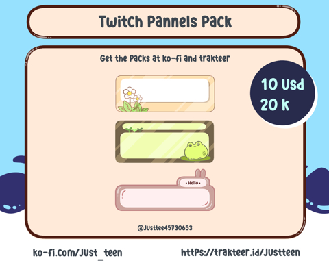 Purchase Packs Twitch Pannels_01 - just_teen's Ko-fi Shop - Ko-fi ️