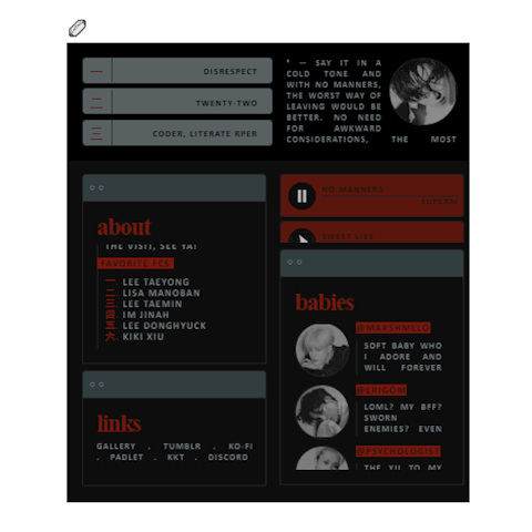 personal layout example part two