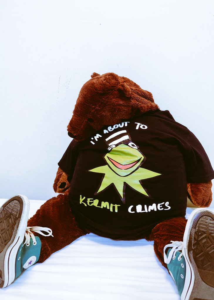 kermit crimes model shot 2 (shirt size m)