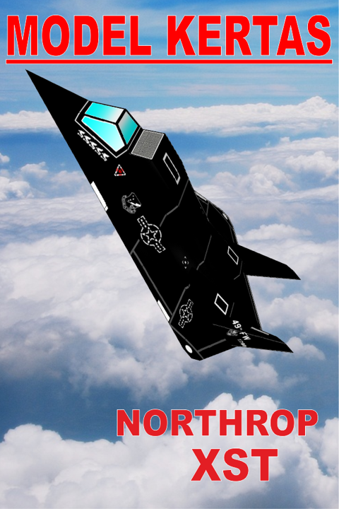 1/50 Northrop XST Papertoys Model - Modelkit Kertas's Ko-fi Shop - Ko ...
