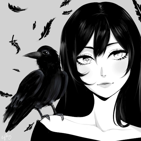 Witch, but black and white!