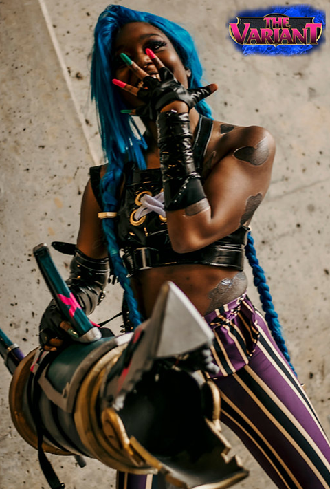 Jinx Arcane Fishbones Cosplay Blueprint and Instruction Guide -   Portugal