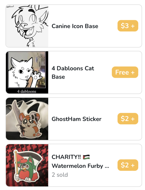 Shop Updates and Charity!