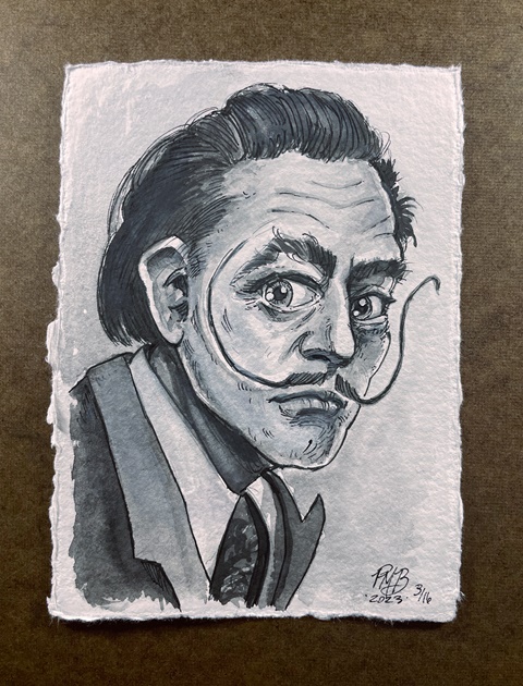 Salvador Dali Portrait