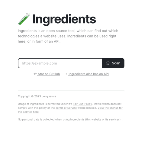 🧪 Ingredients is out!