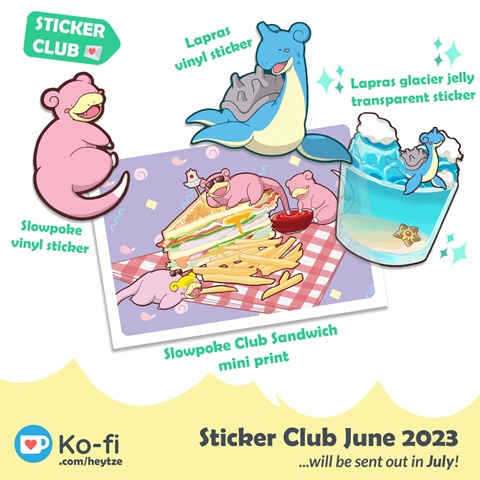 June Sticker Club reveal!