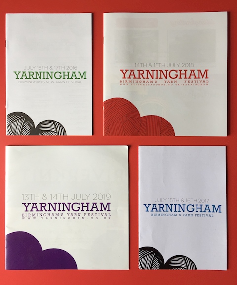 Brochures 2016-2019, designed by Ben Javens