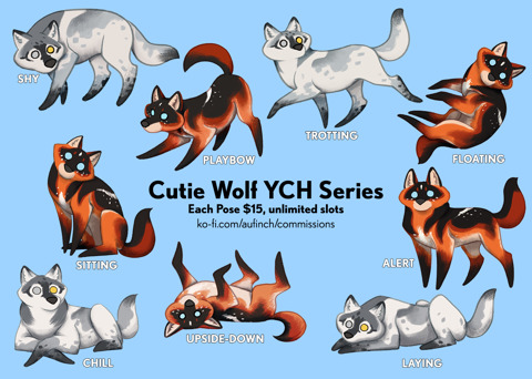 Cutie Wolf YCH Series up