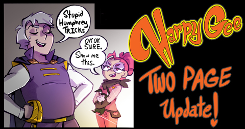 Harpy Gee comic update, September 10th 2023