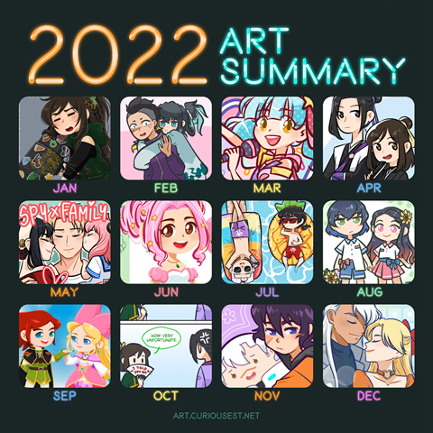 🌈 ali's art & craft summary of 2022