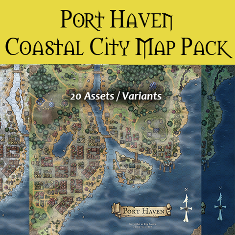 fantasy port city map